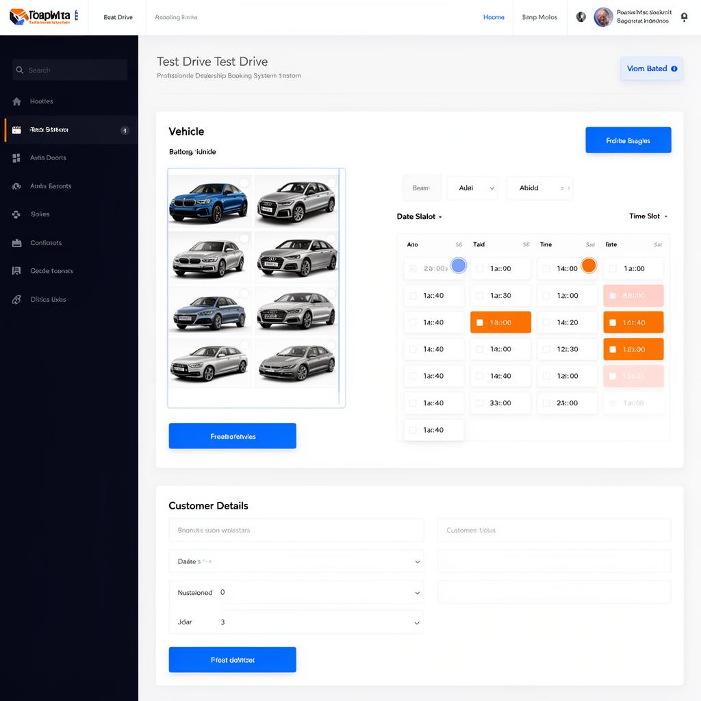 Test Drive Booking Flow